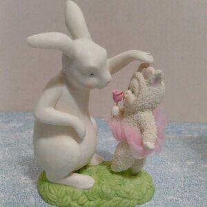 Dept. 56 "Snowbunnies" "The Bunny Dance"-Bunny & Ballerina Figurine